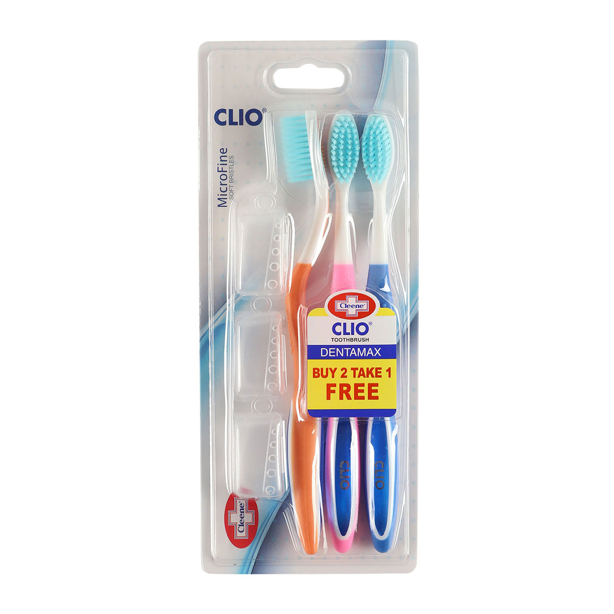 Cleene CLIO Toothbrush DentaMax Buy 2 Take 1 Free