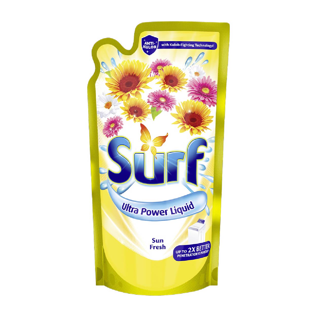 Surf Ultra Power Liquid Detergent Sun Fresh Refill 900ml