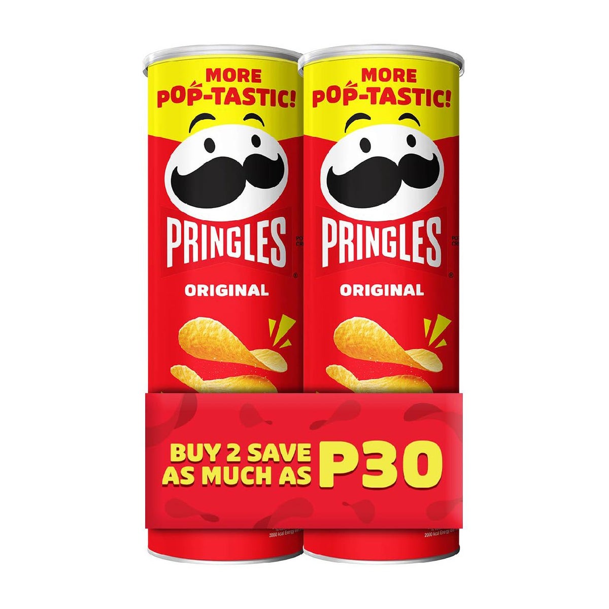 Pringles Potato Crisps Original 2x134g SAVE