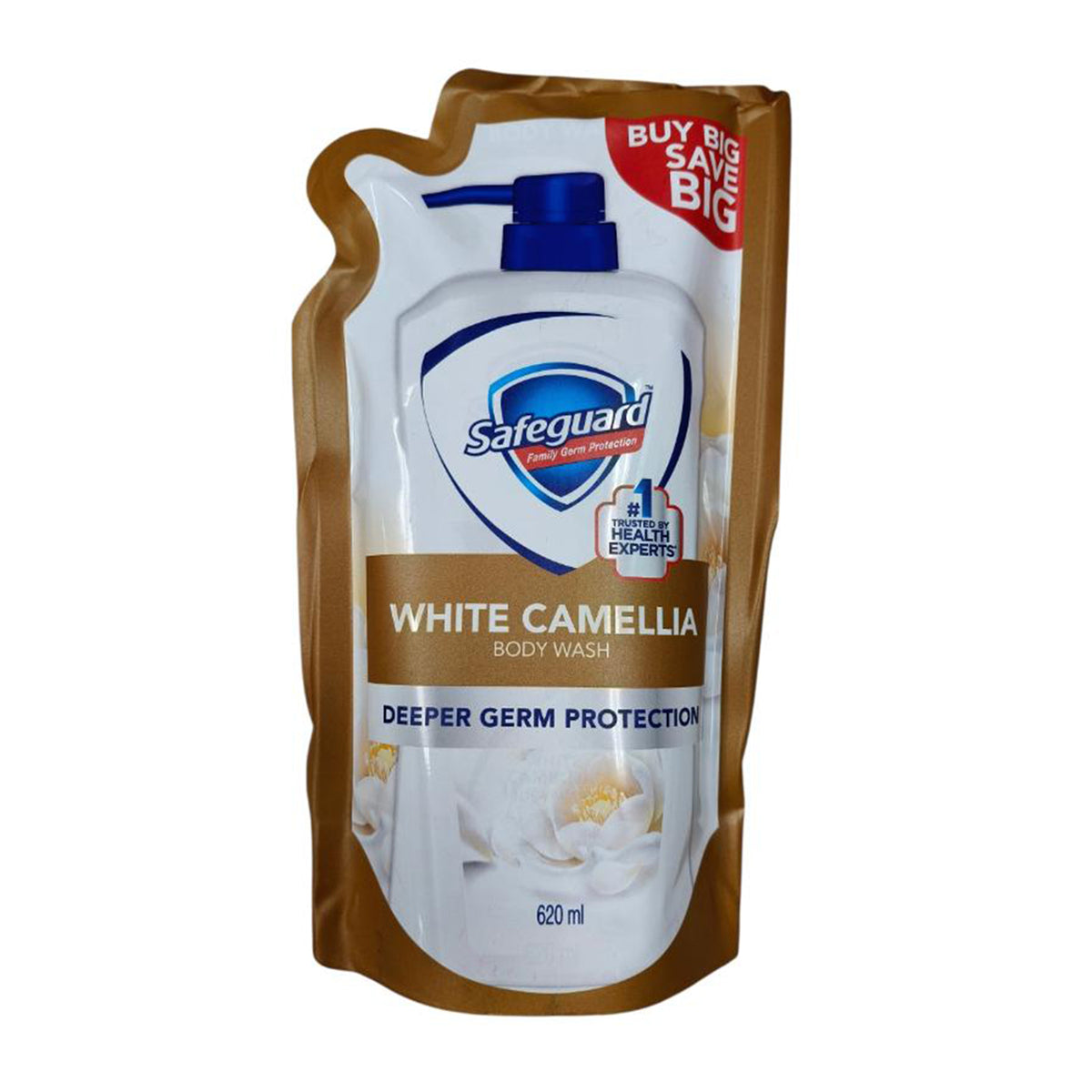 Safeguard Body Wash White Camellia Refill 620ml SAVE