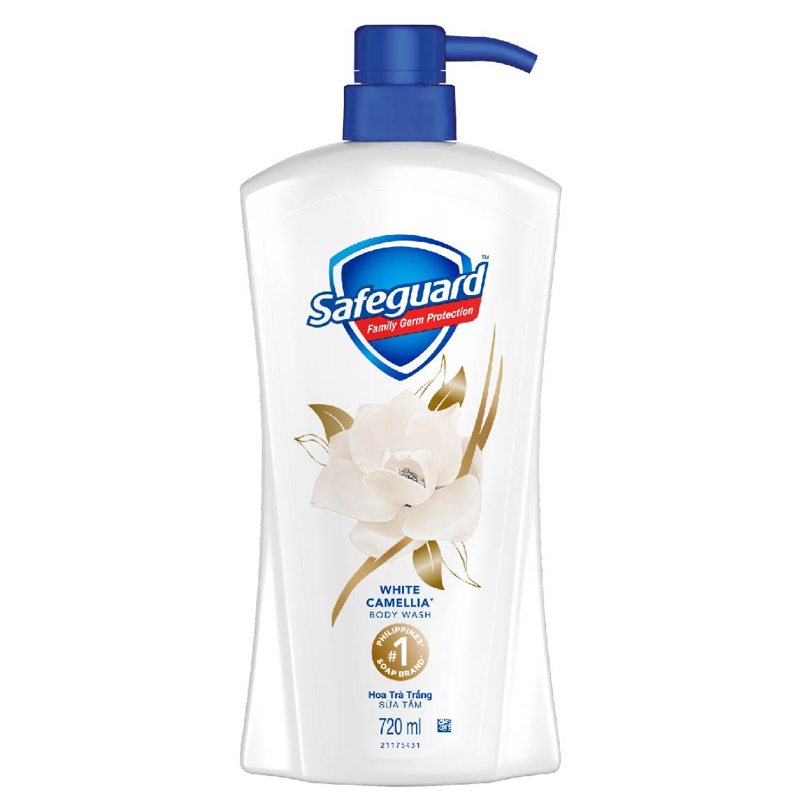 Safeguard Body Wash White Camellia Pump 720ml