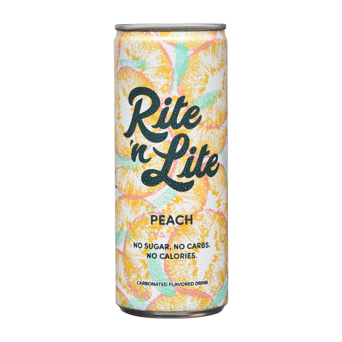 Rite 'N Lite Peach Carbonated Flavored Drink Can 250ml