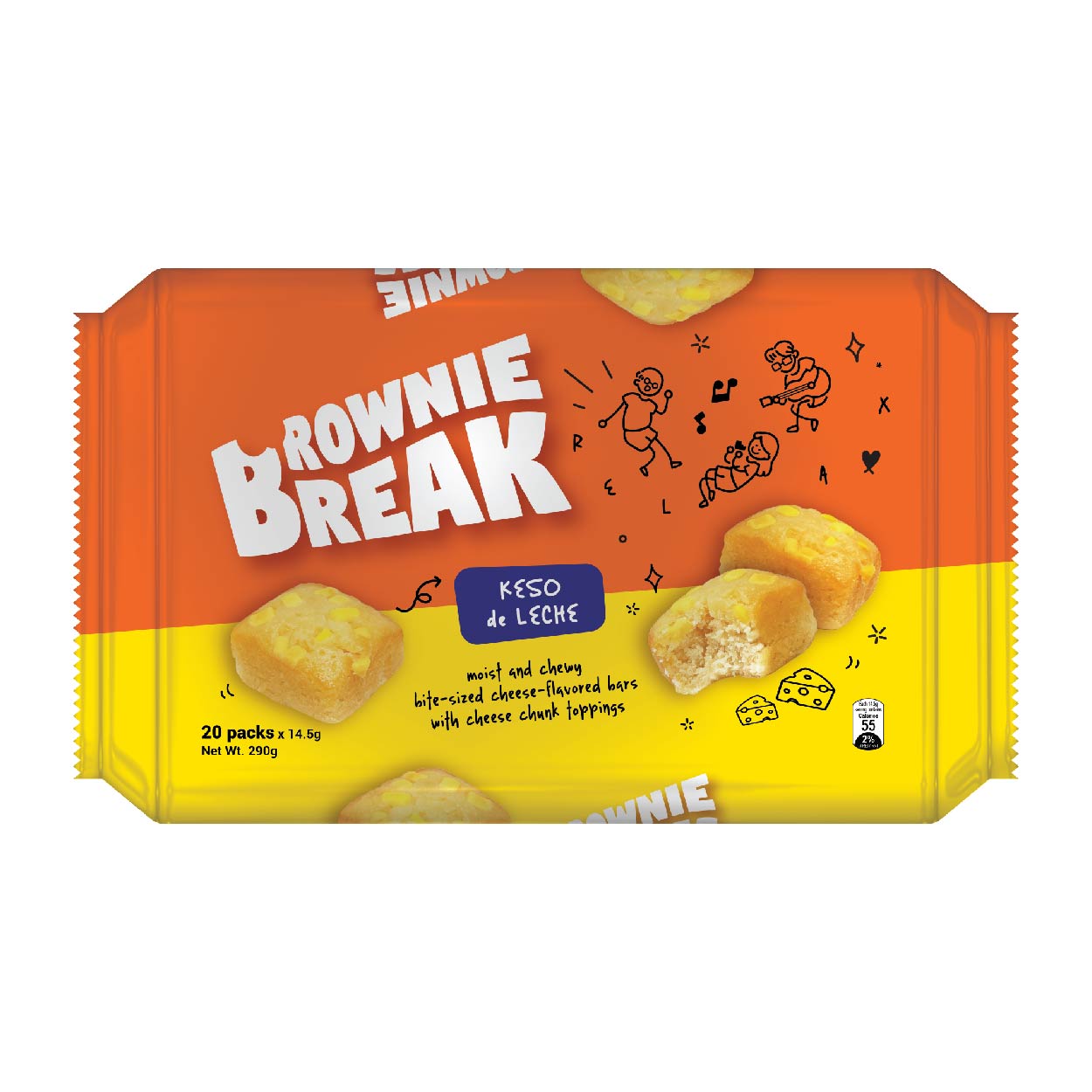 Brownie Break Keso De Leche 20x14.5g