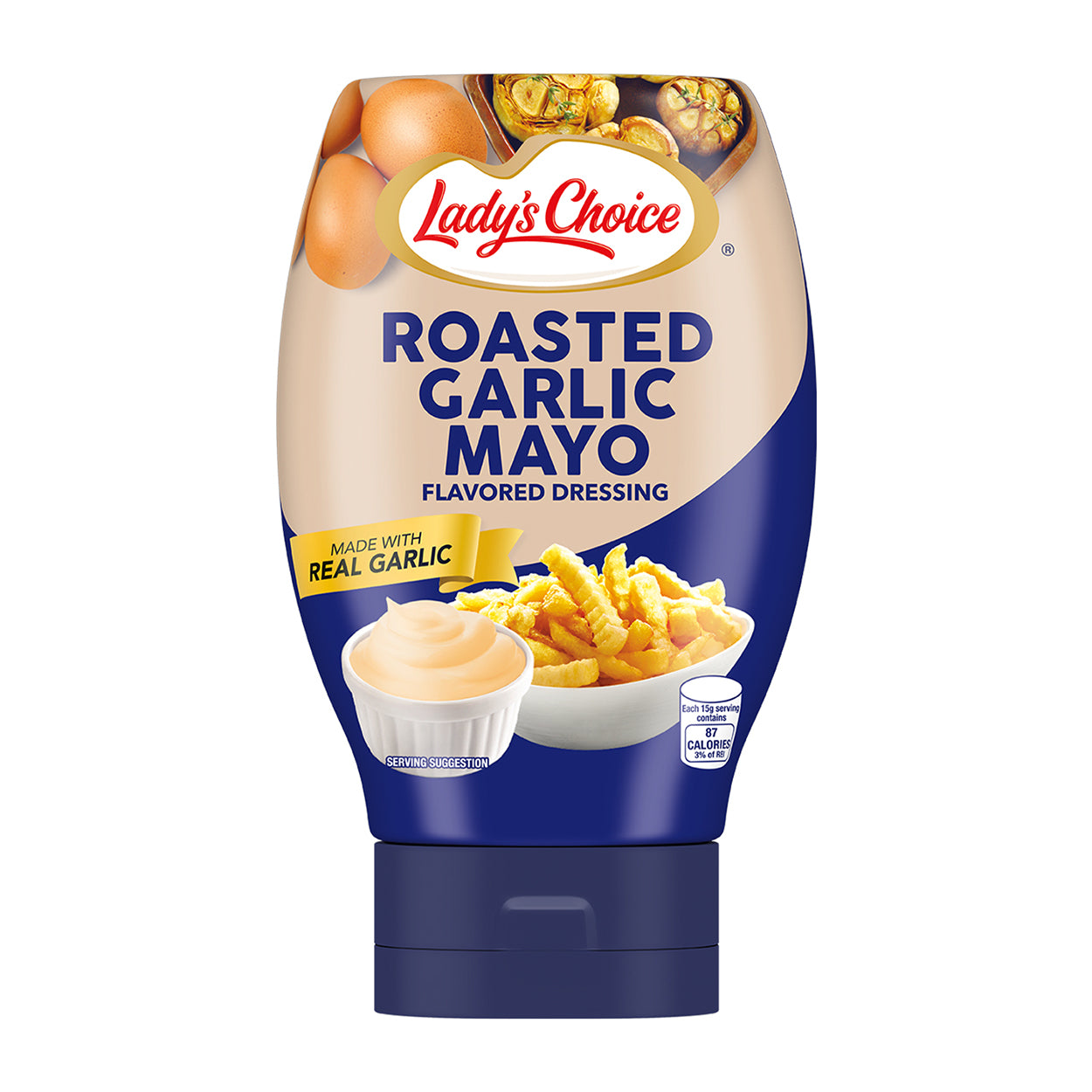 Lady's Choice Flavored Dressing Roasted Garlic Mayo 290ml