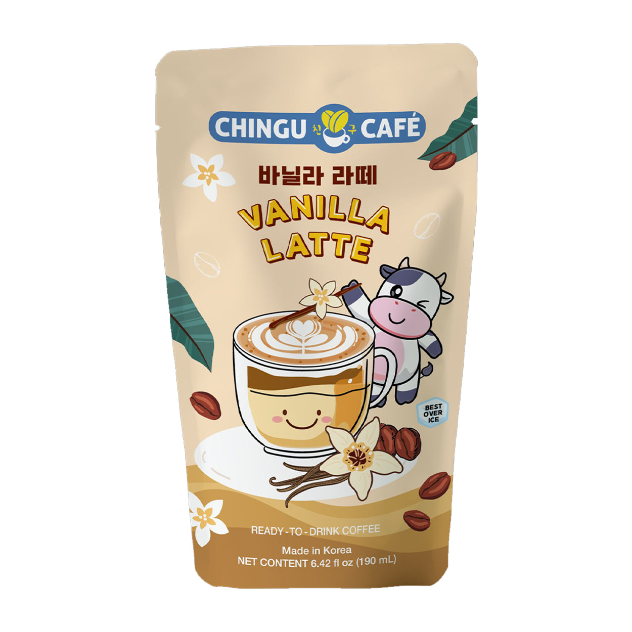 Chingu Cafe Vanilla Latte Ready-To-Drink Coffee 190ml