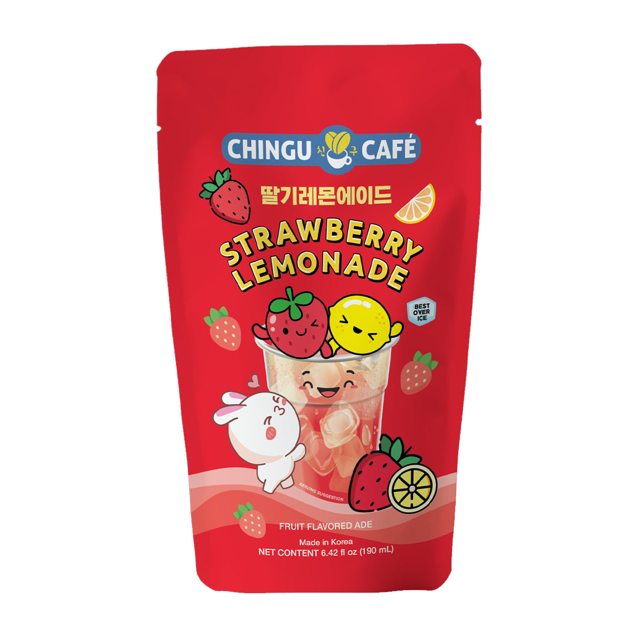 Chingu Cafe Strawberry Lemonade Fruit Flavored Ade 190ml