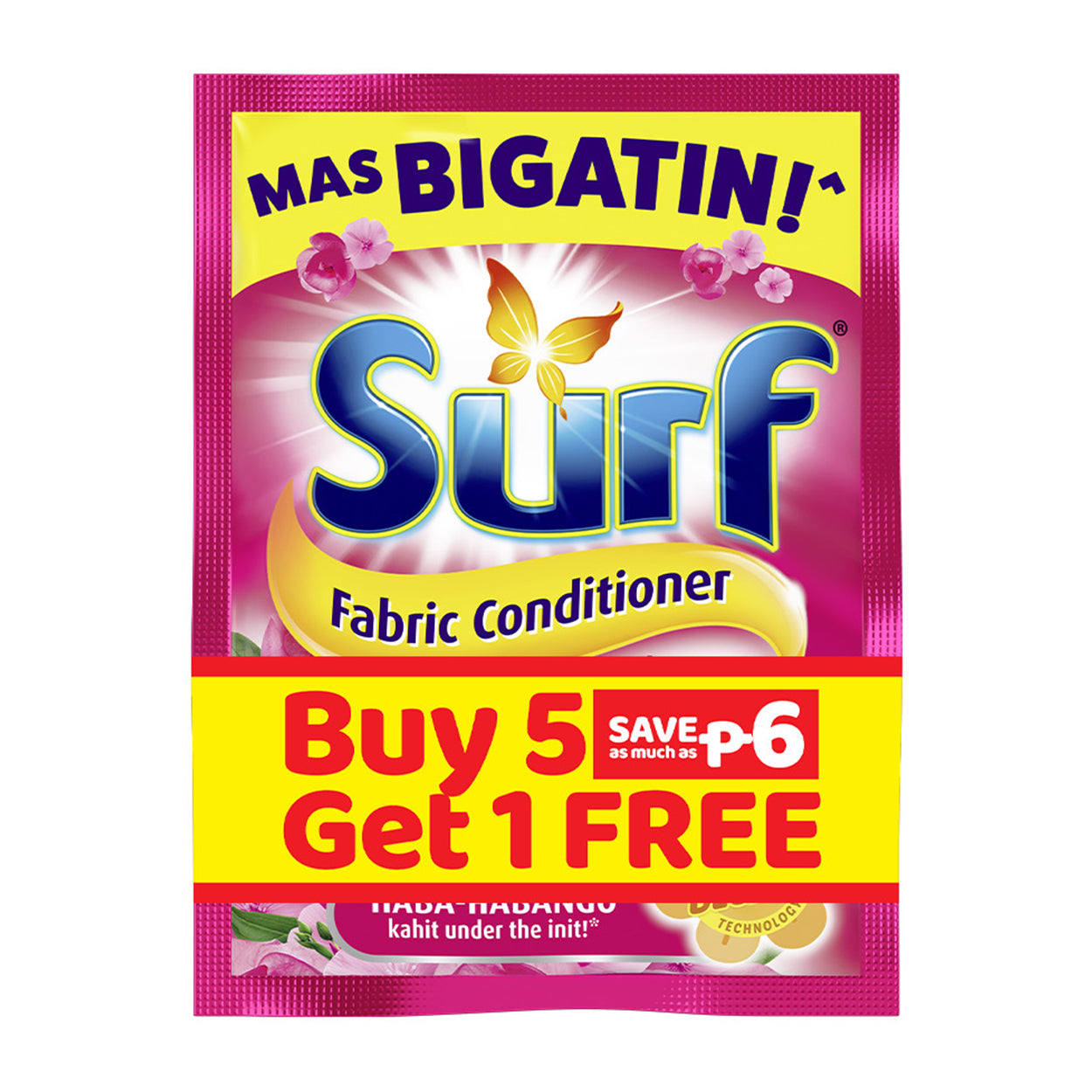 Surf Fabric Conditioner Blossom Fresh 5x28ml+Free