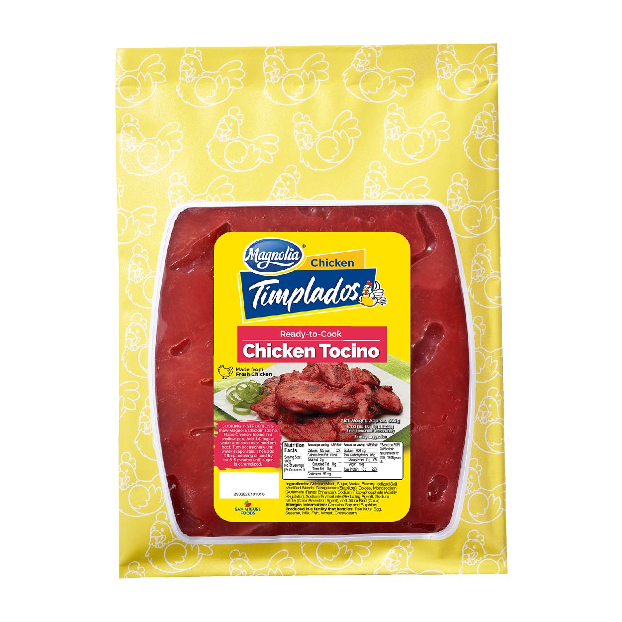 Magnolia Chicken Timplados Ready-to-Cook Chicken Tocino 500g