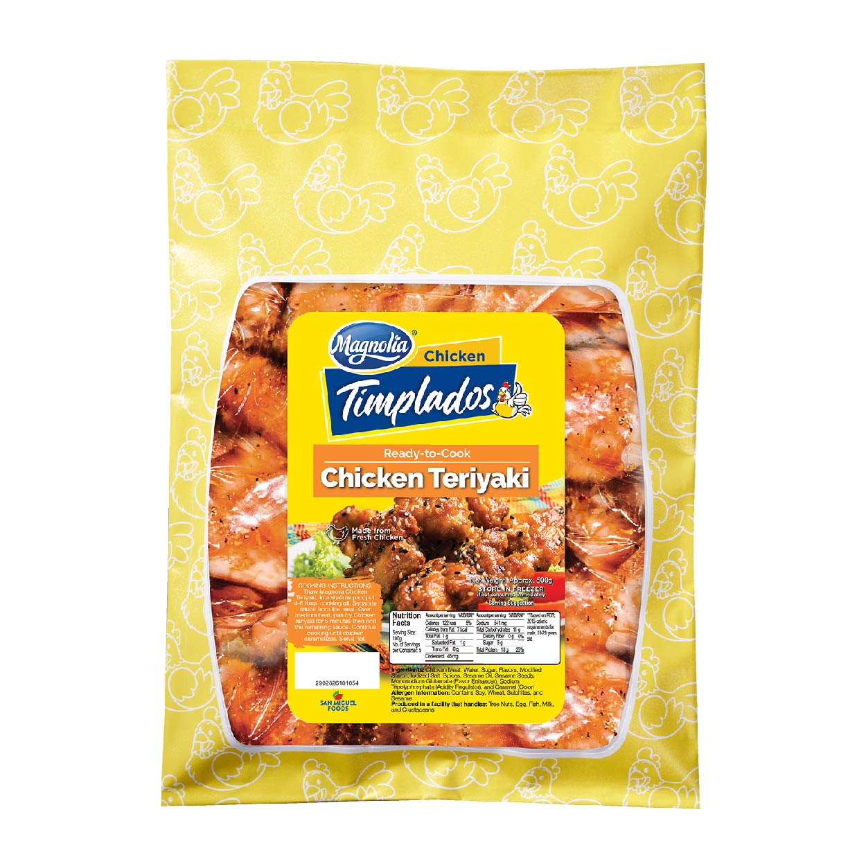 Magnolia Chicken Timplados Ready-to-Cook Chicken Teriyaki 500g