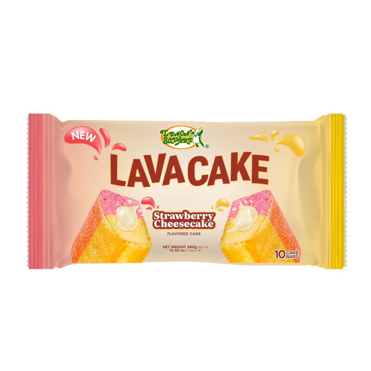 Lemon Square Lava Cake Strawberry Cheesecake 10x38g