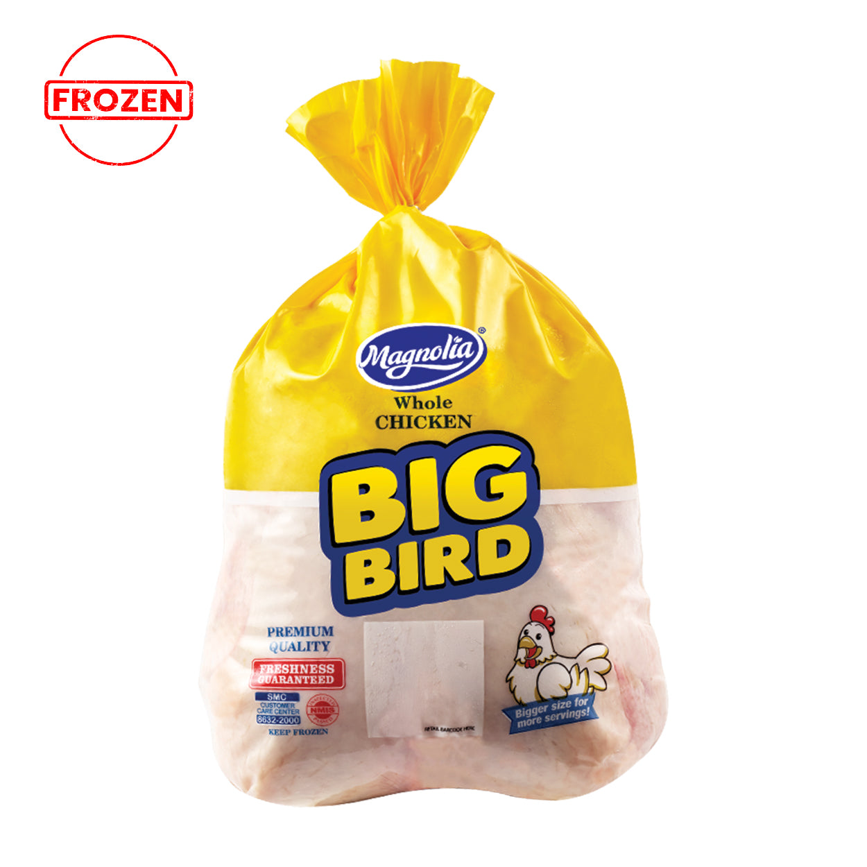 Magnolia Whole Chicken 1.25-1.85kg Frozen Packed