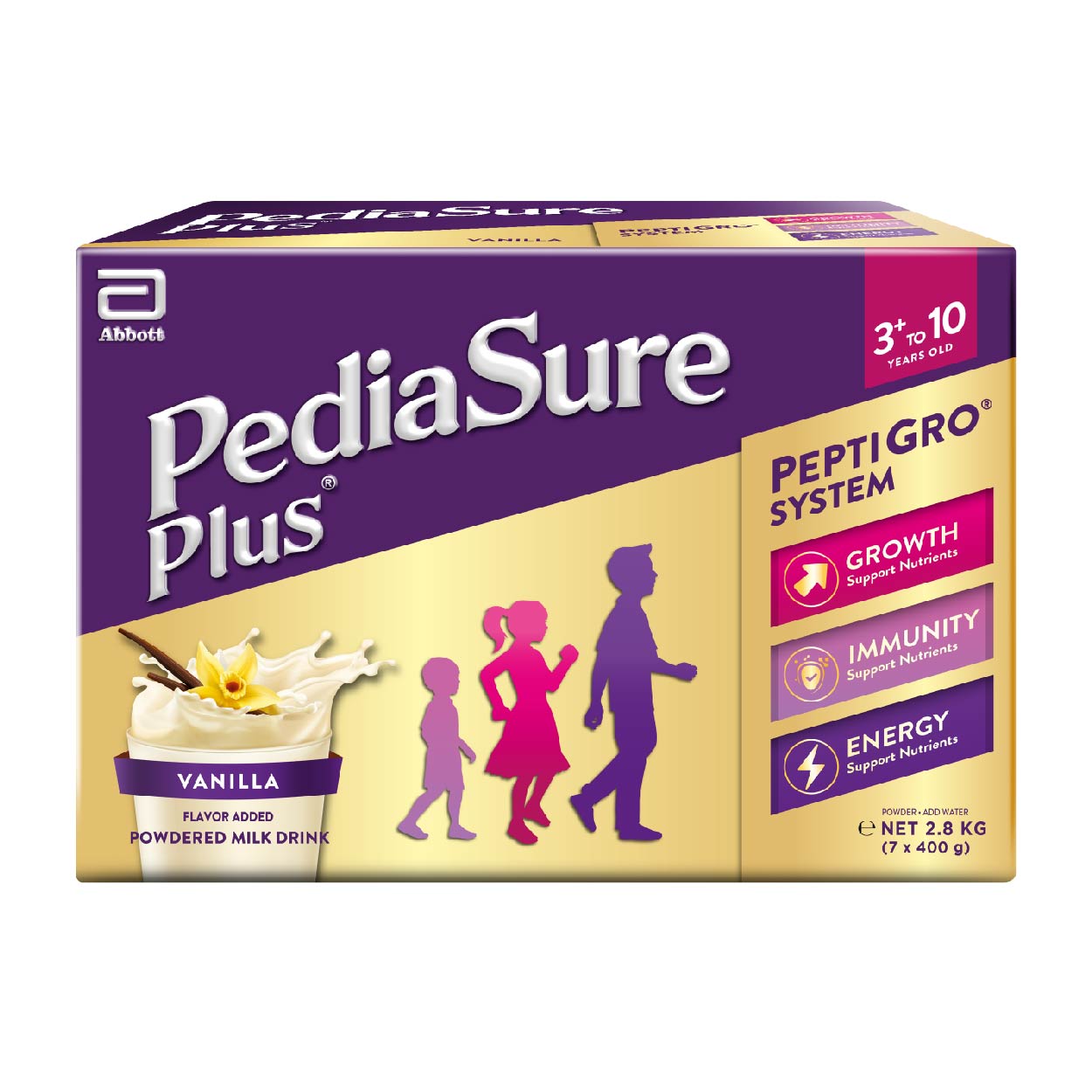 PediaSure Plus 3+ to 10 Y.O. Powdered Milk Drink Vanilla 2.8kg