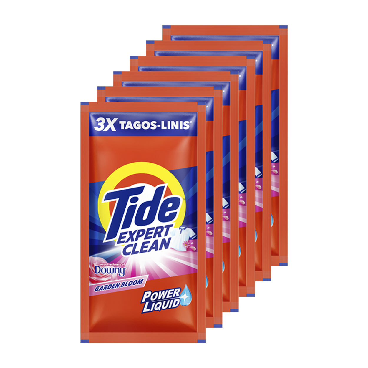Tide Expert Clean Power Liquid Downy Garden Bloom 6x26g