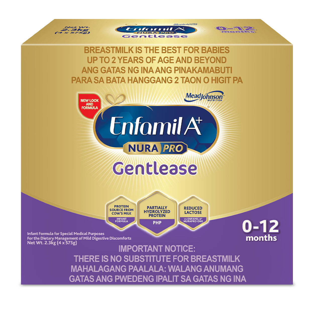 Enfamil A+ NuraPro Gentlease Infant Formula 0-12 months 2.3kg