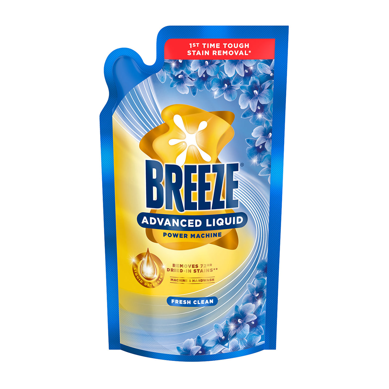 Breeze Advanced Liquid Detergent Power Machine Fresh Clean 535g