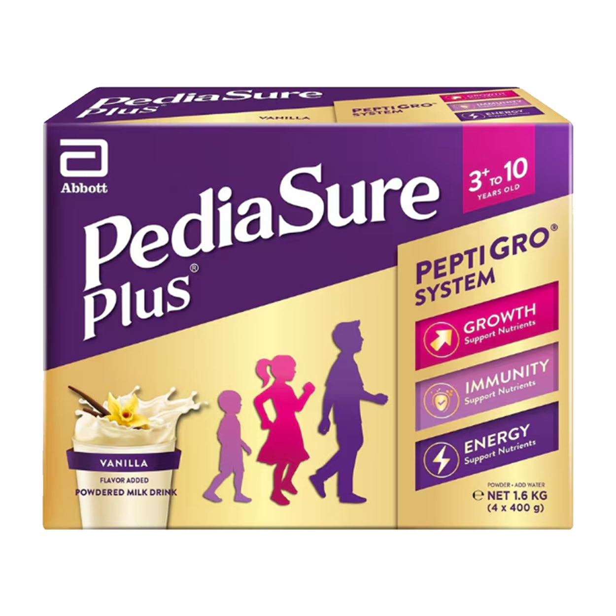 PediaSure Plus 3+ to 10 Y.O. Powdered Milk Drink Vanilla 1.6kg
