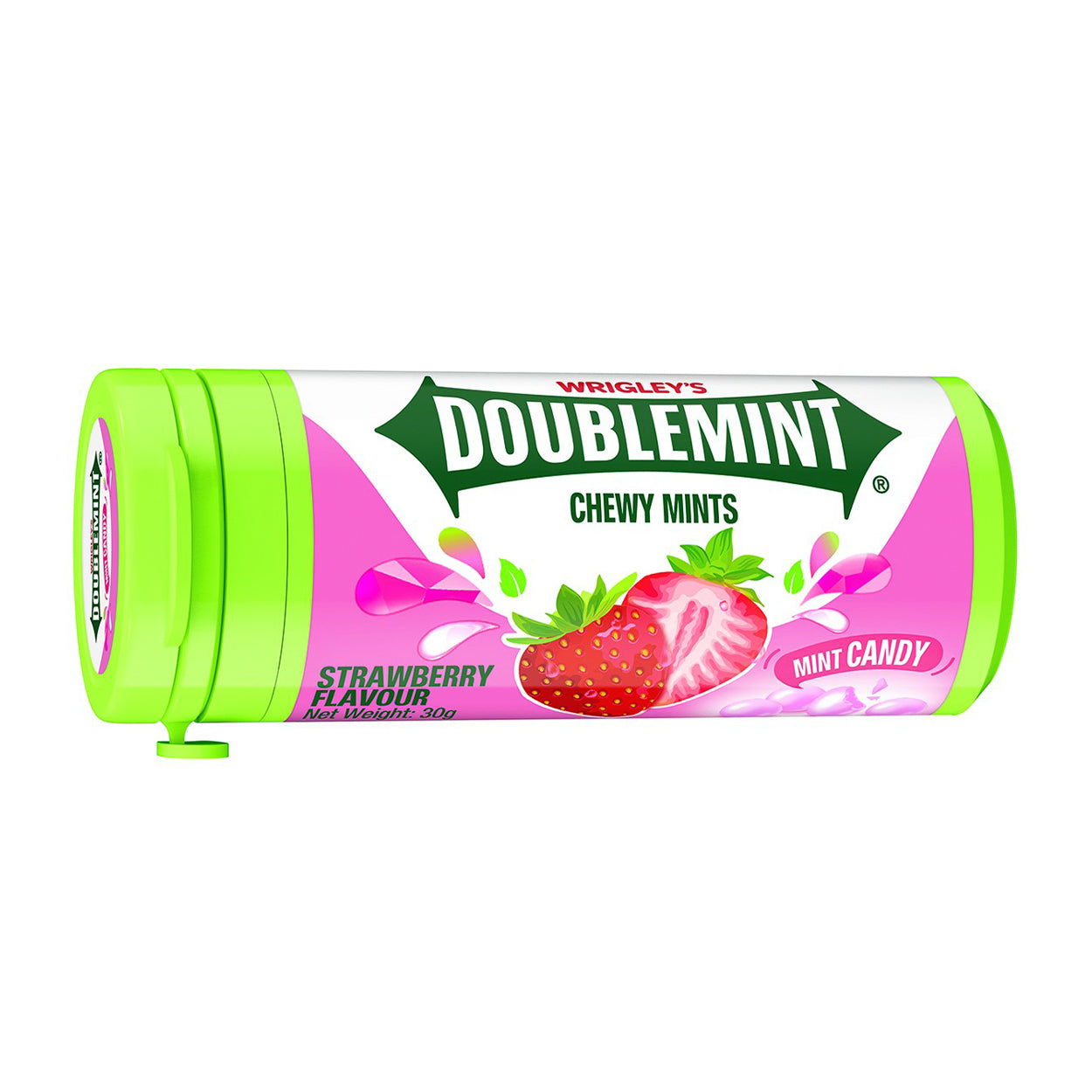 Wrigley's Doublemint Strawberry Flavour Chewy Mint Candy 30g