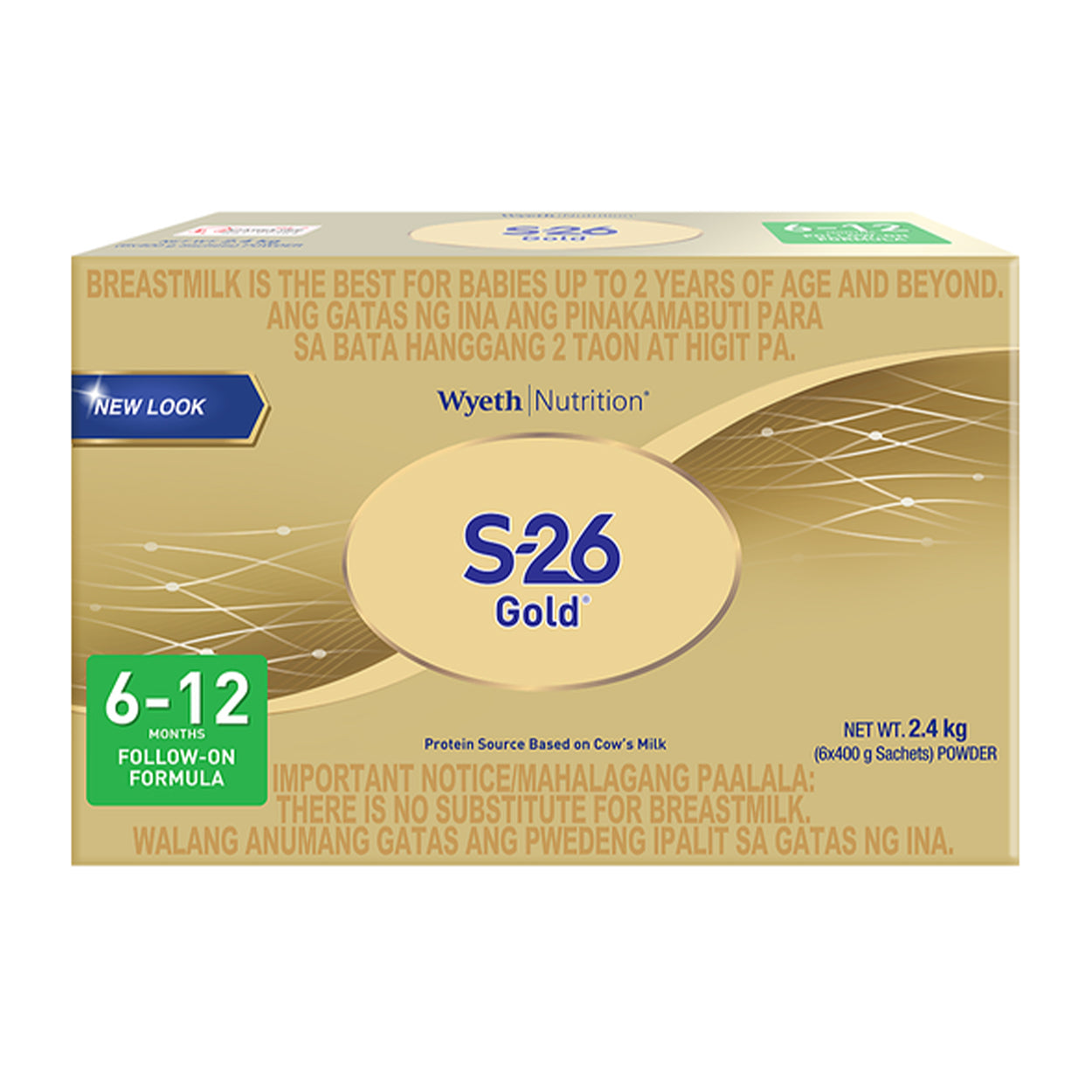 S-26 Gold Follow-On Formula 6-12 months 2.4kg