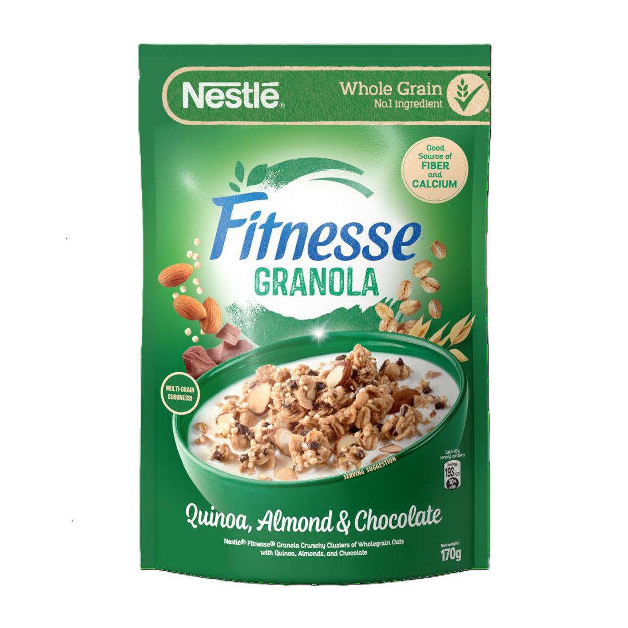 Nestle Fitnesse Granola Quinoa, Almond & Chocolate 170g