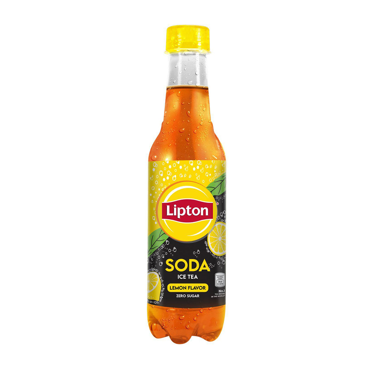 Lipton Soda Ice Tea Lemon Flavor Zero Sugar PET 290ml
