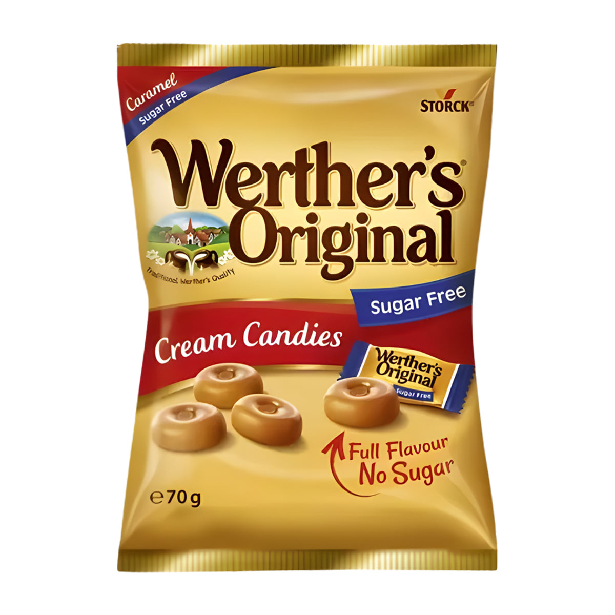 Werther's Original Sugar Free Cream Candy 70g