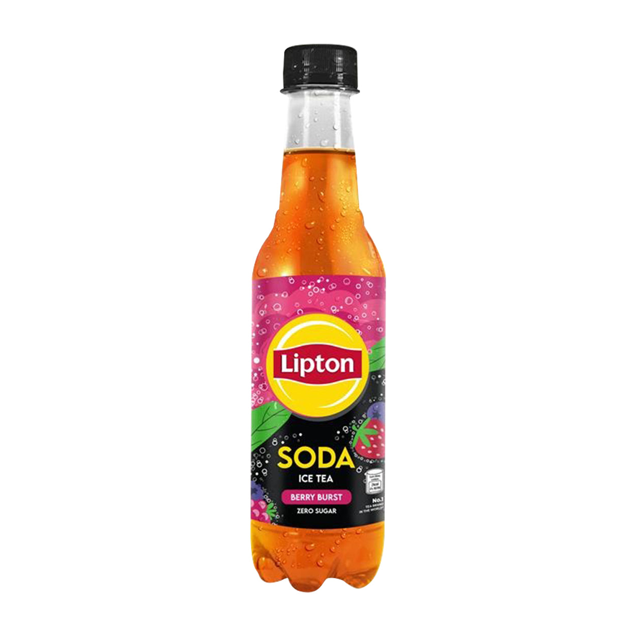 Lipton Soda Ice Tea Berry Burst Zero Sugar PET 290ml