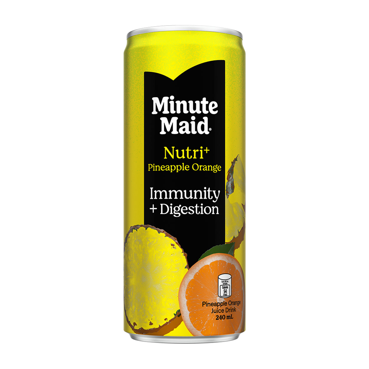 Minute Maid Nutri+ Pineapple Orange Immunity+Digestion Can 240ml