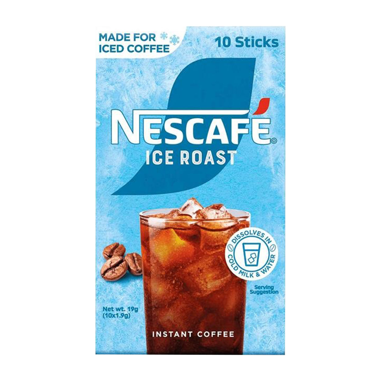 Nescafe Ice Roast Instant Coffee Sticks 10x1.9g