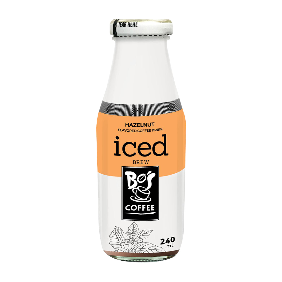 Bo's Coffee Ice Brew Hazelnut Drink 240ml