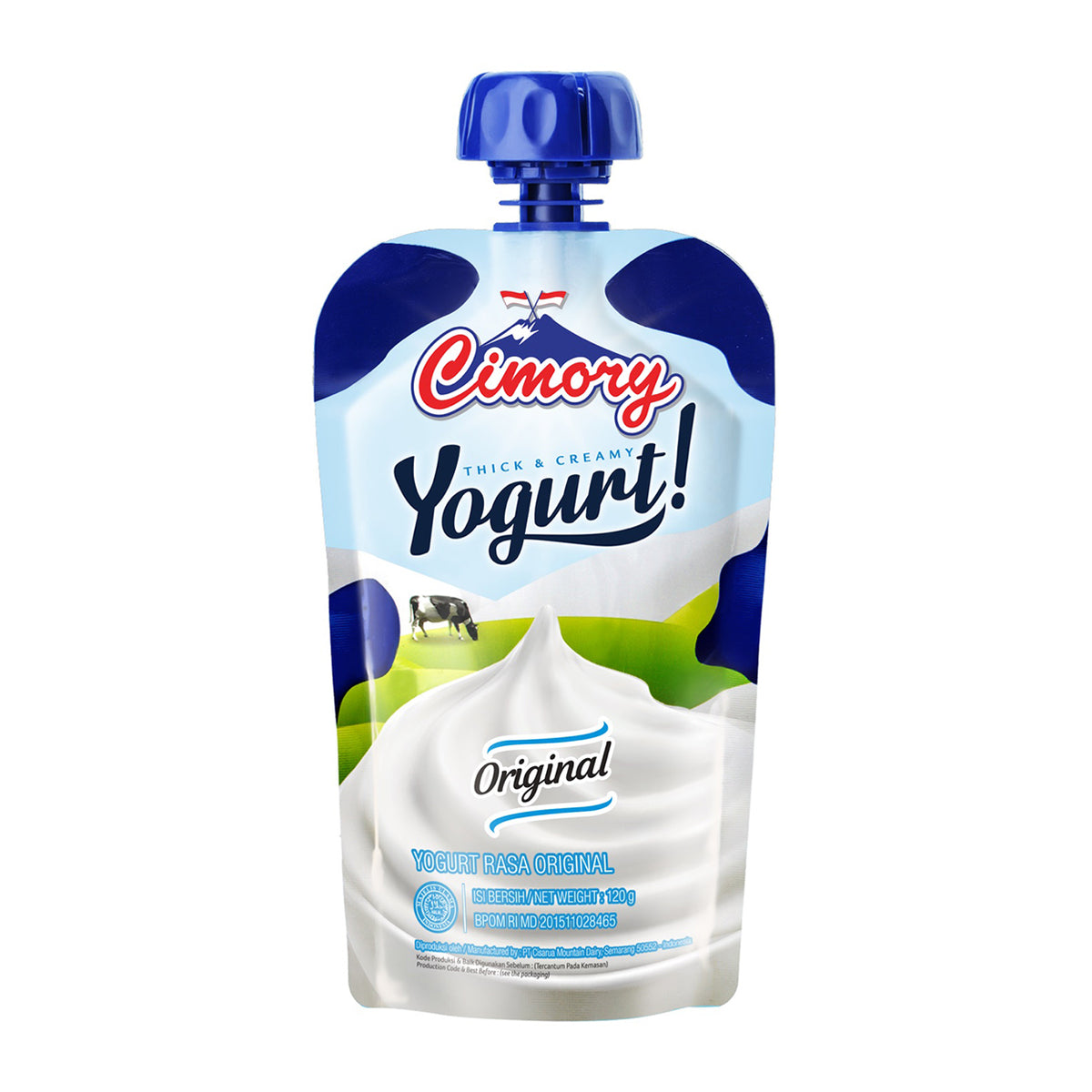 Cimory Original Yogurt Pouch Squeeze 120g