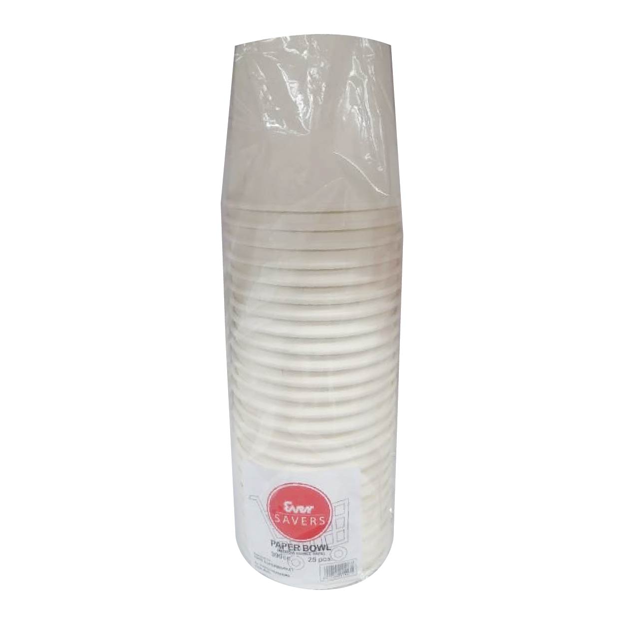 Ever Savers Disposable Microwavable Paper Bowl 390cc 25s