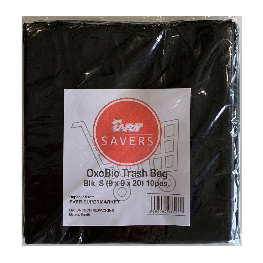 Ever Savers Oxo Biodegradable Trash Bag Black Small 10s