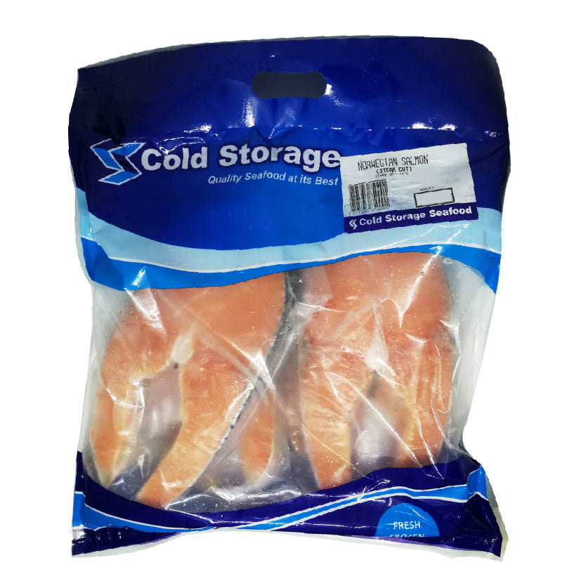Cold Storage Norwegian Salmon Sliced Steak Cut 1kg