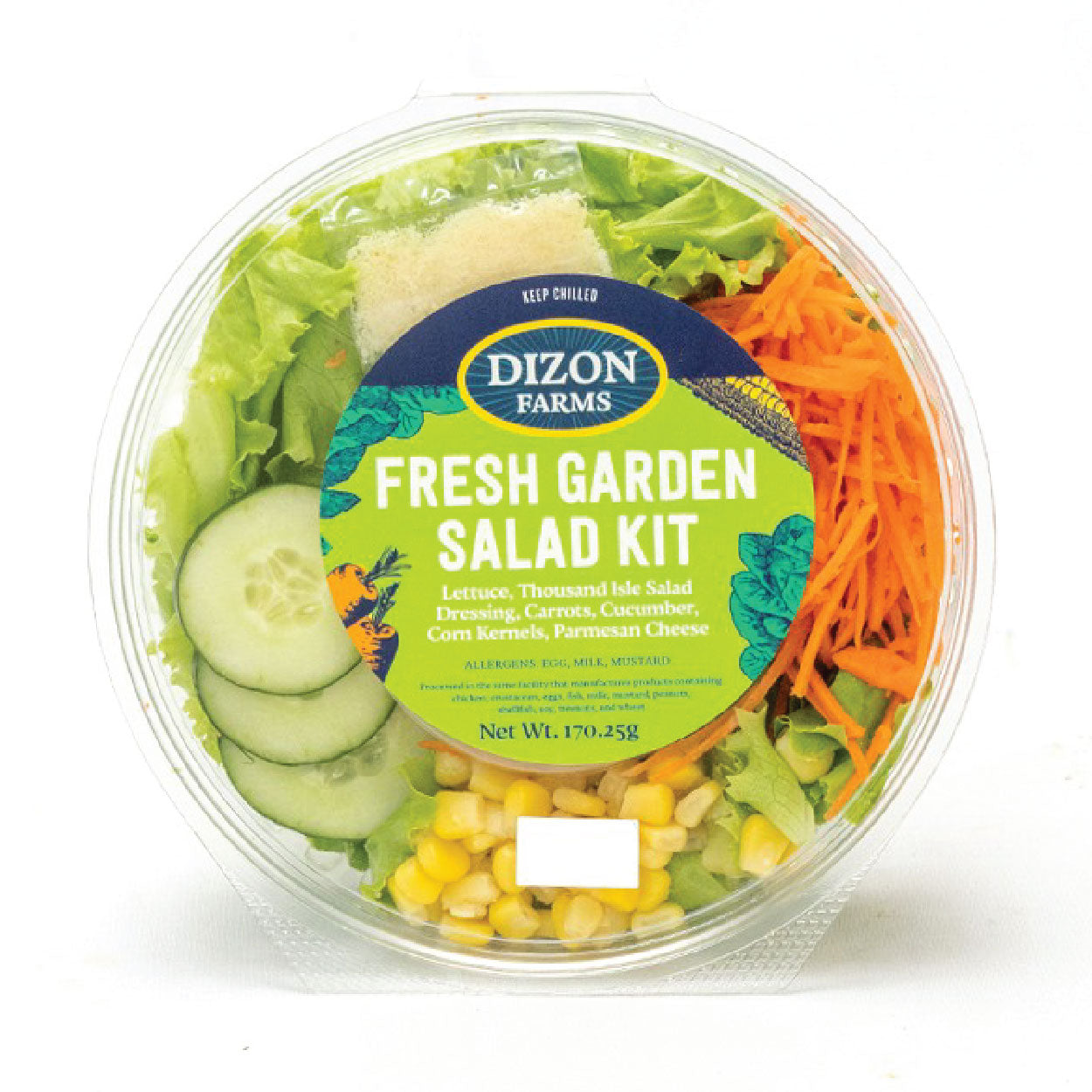 Dizon Farms Fresh Garden Salad Kit 170.25g
