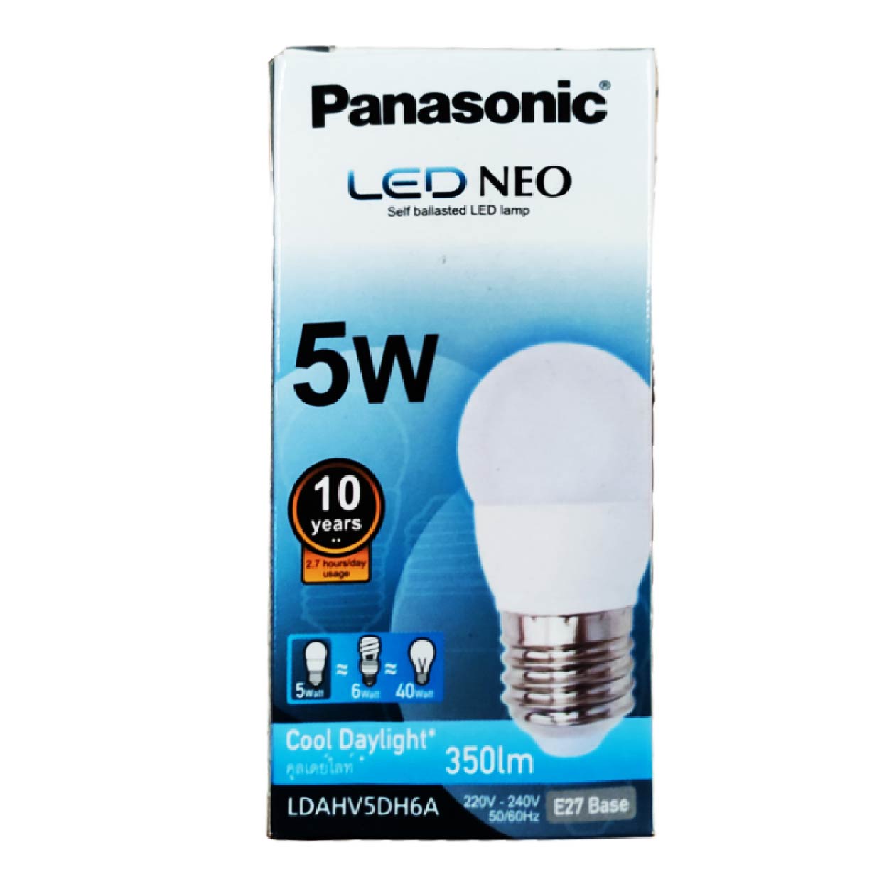 Panasonic LED NEO Bulb Cool Daylight 5 watts