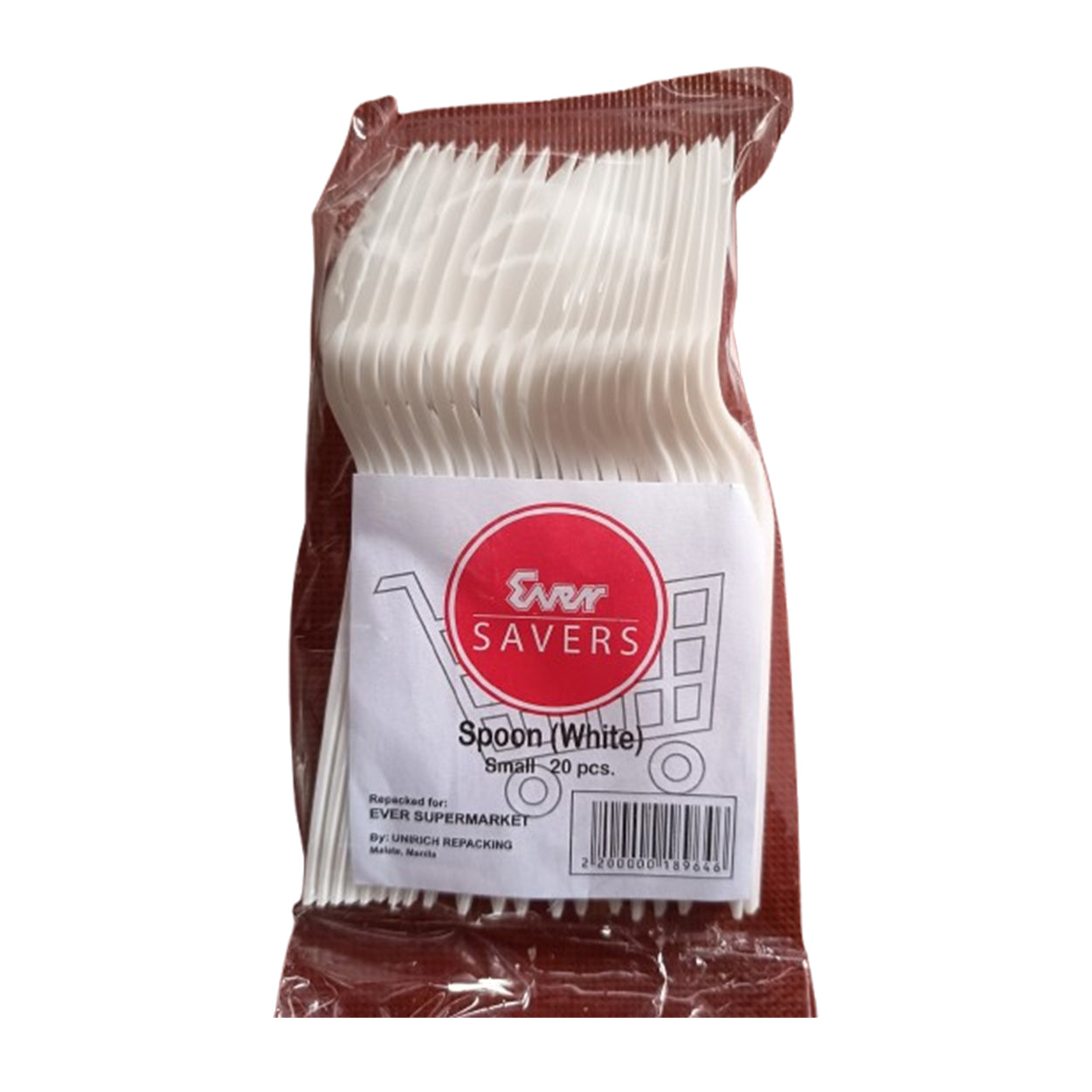 Ever Savers Disposable Spoon White Small 20s
