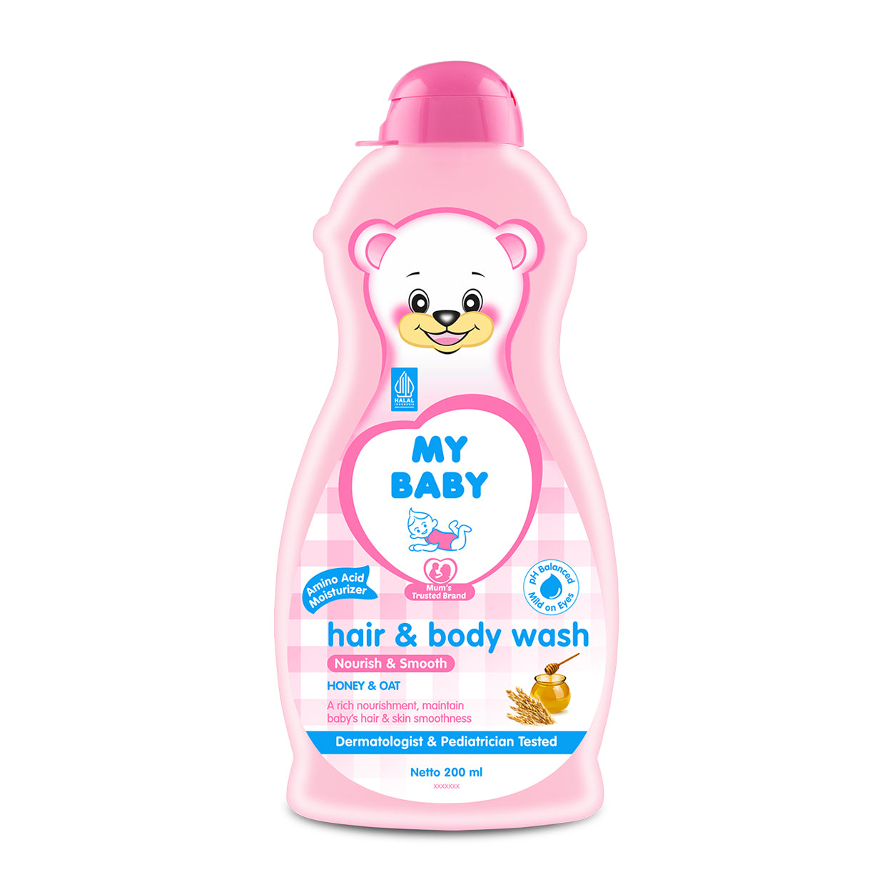 My Baby Hair & Body Wash Nourish & Smooth 200ml