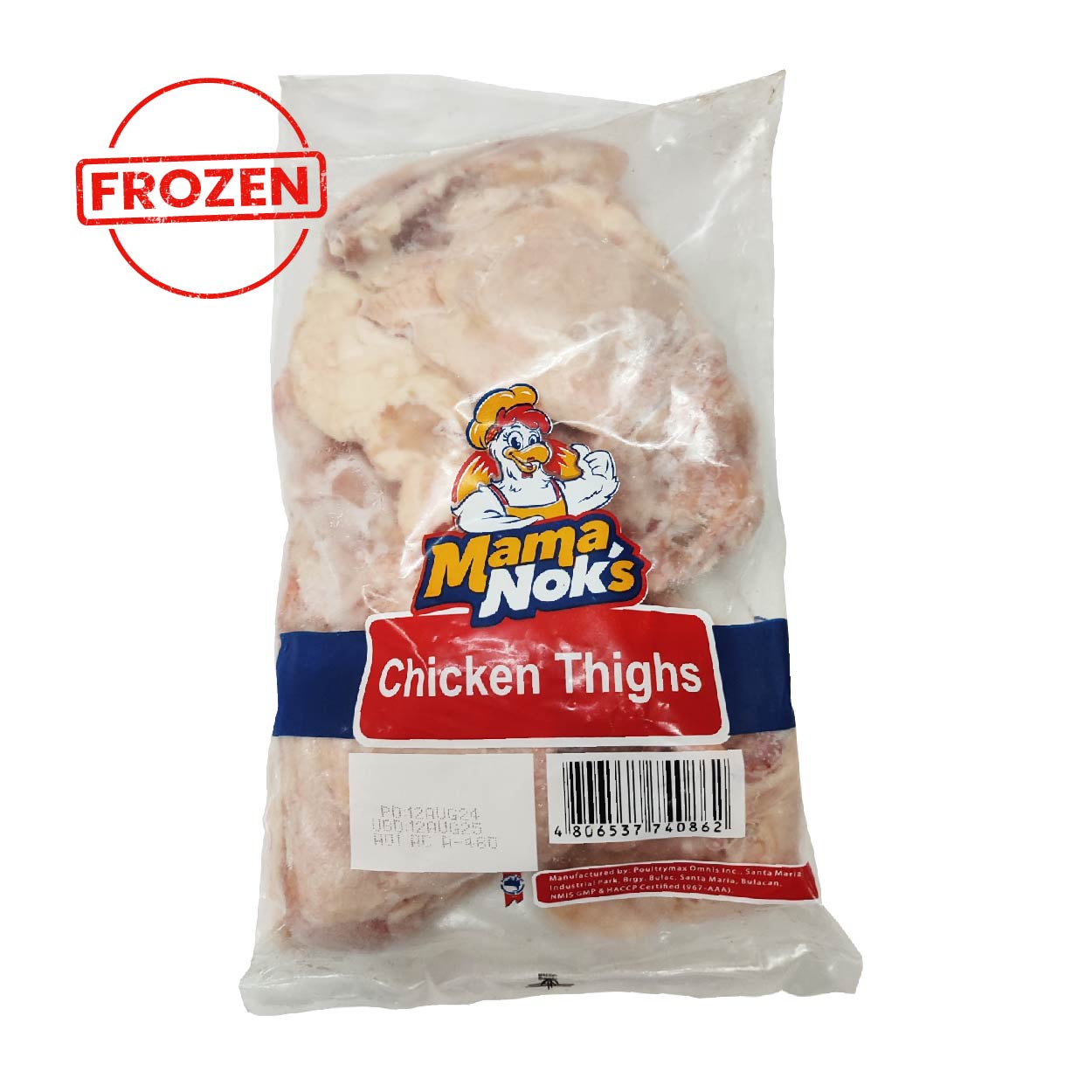 Mamanok's Chicken Thighs 1kg Frozen Packed