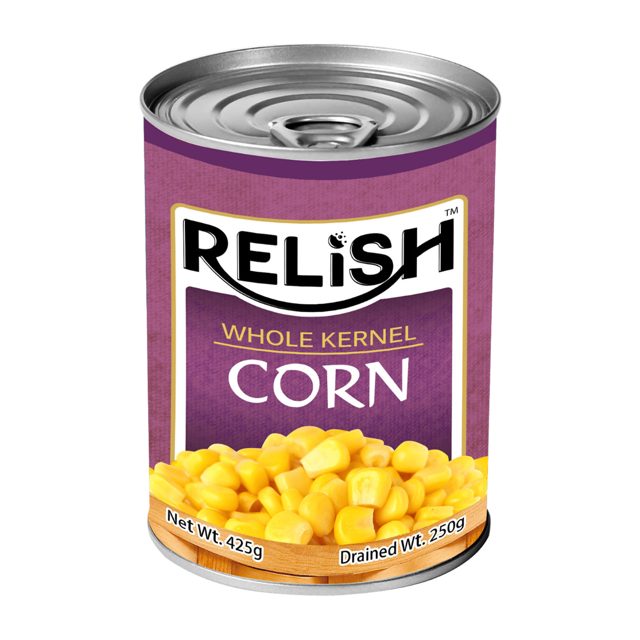 Relish Whole Kernel Corn Easy Open Can 425g