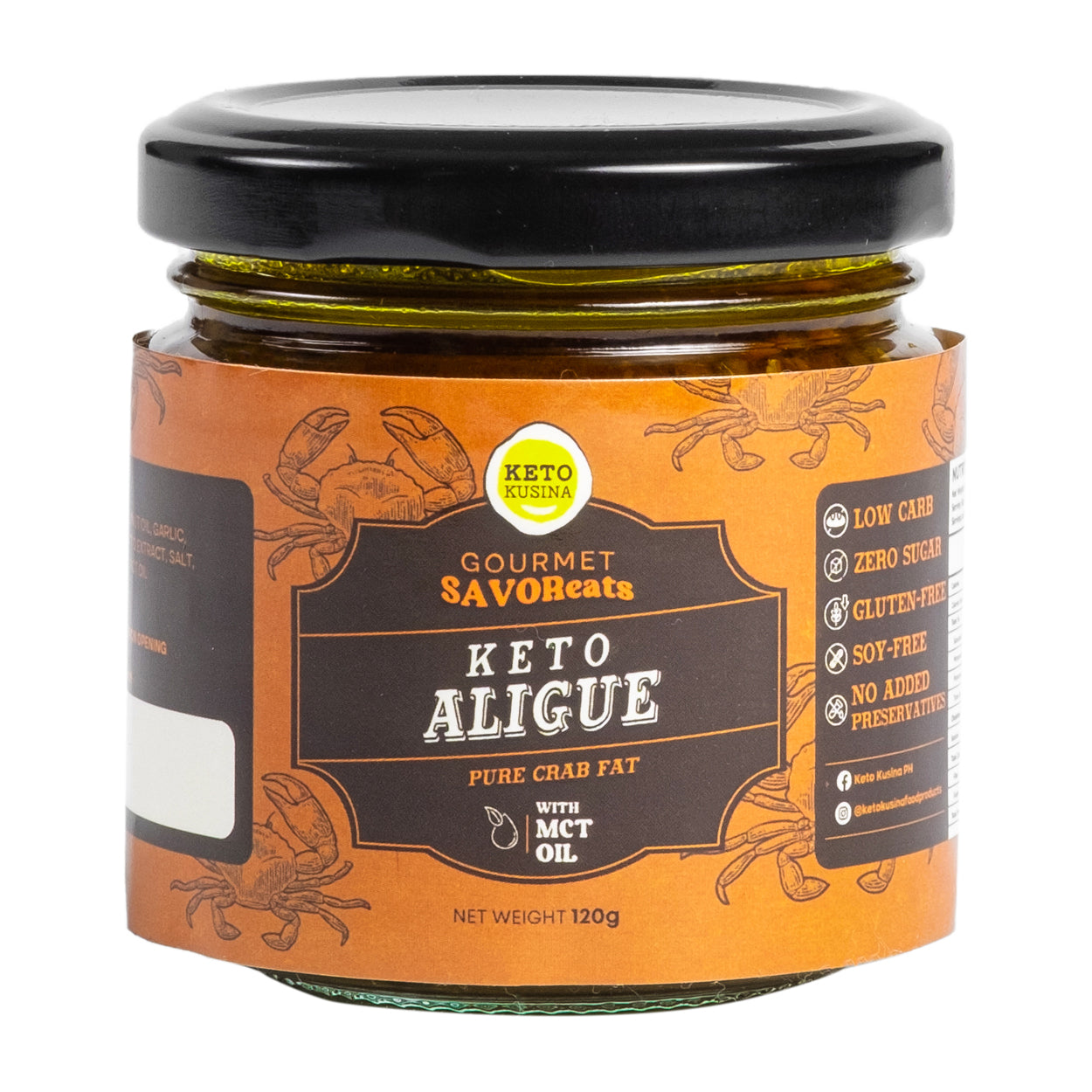 Keto Kusina Keto Aligue Pure Crab Fat 120g