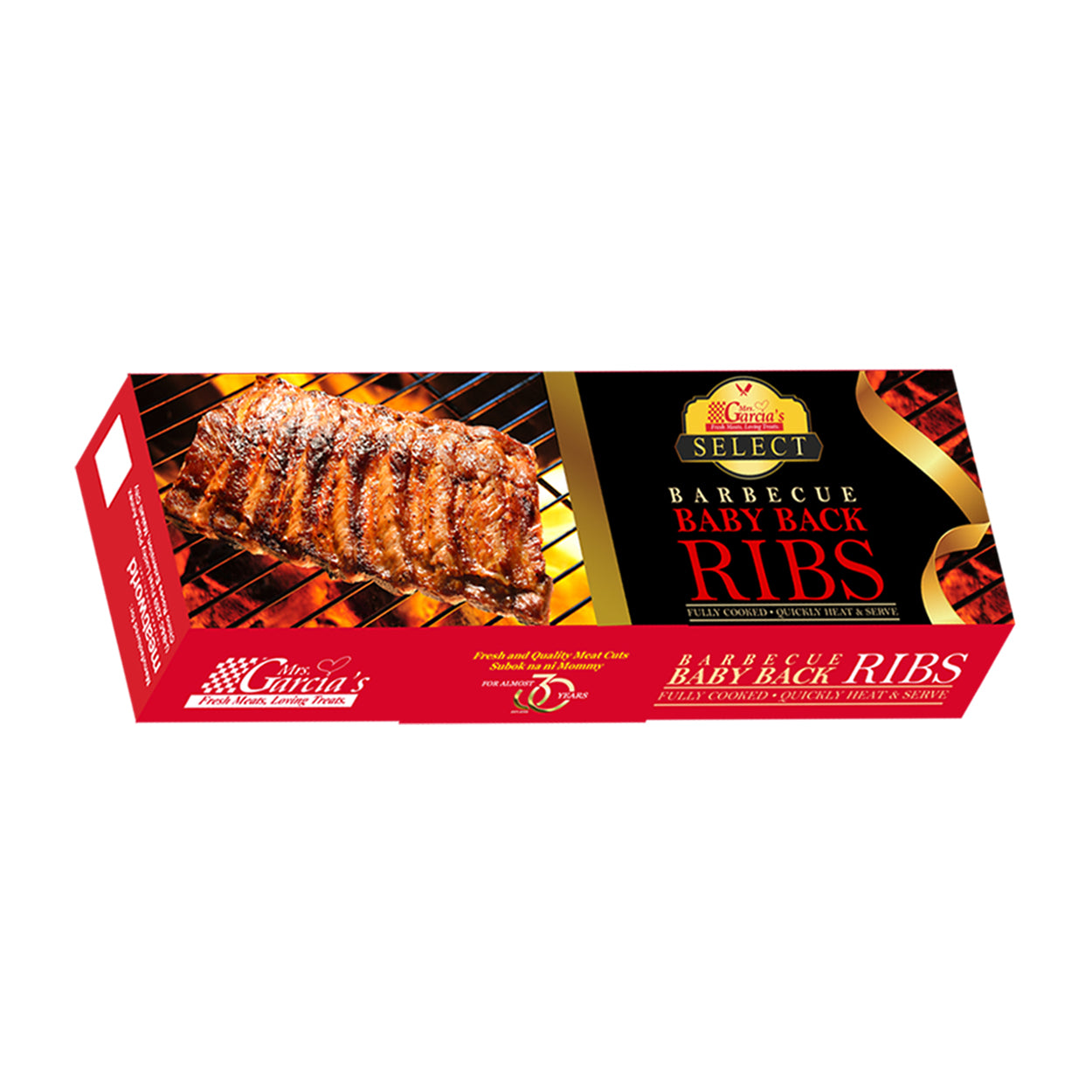 Mrs Garcias Select Premium Baby Back Ribs 700g-900g