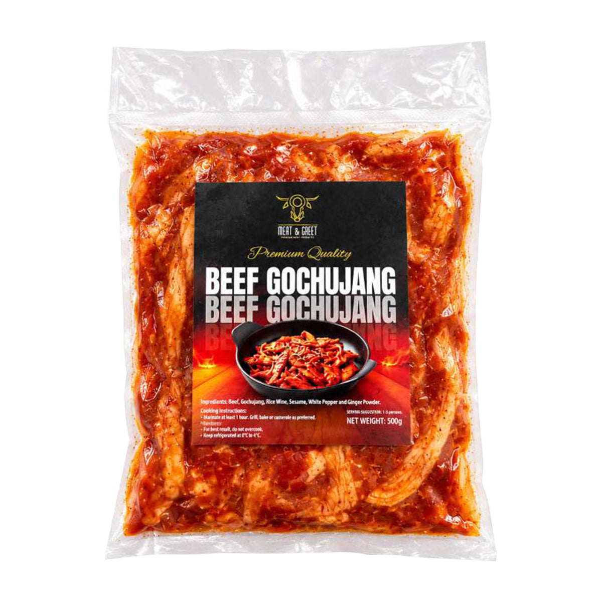Meat & Greet Premium Quality Beef Gochujang 500g