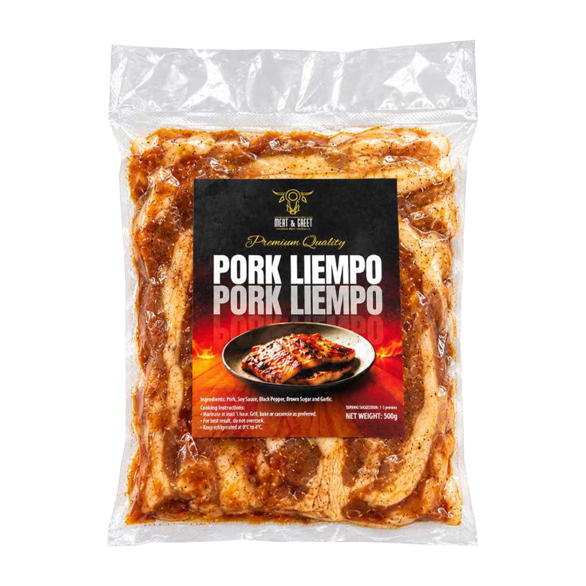Meat & Greet Premium Quality Pork Liempo 500g
