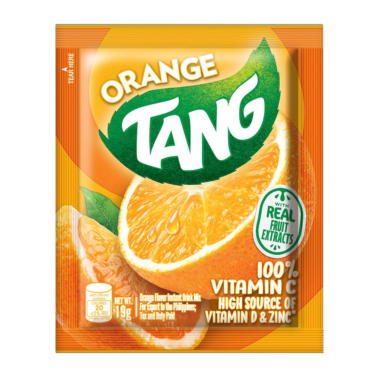 Tang Orange Flavor Instant Drink Mix 19g