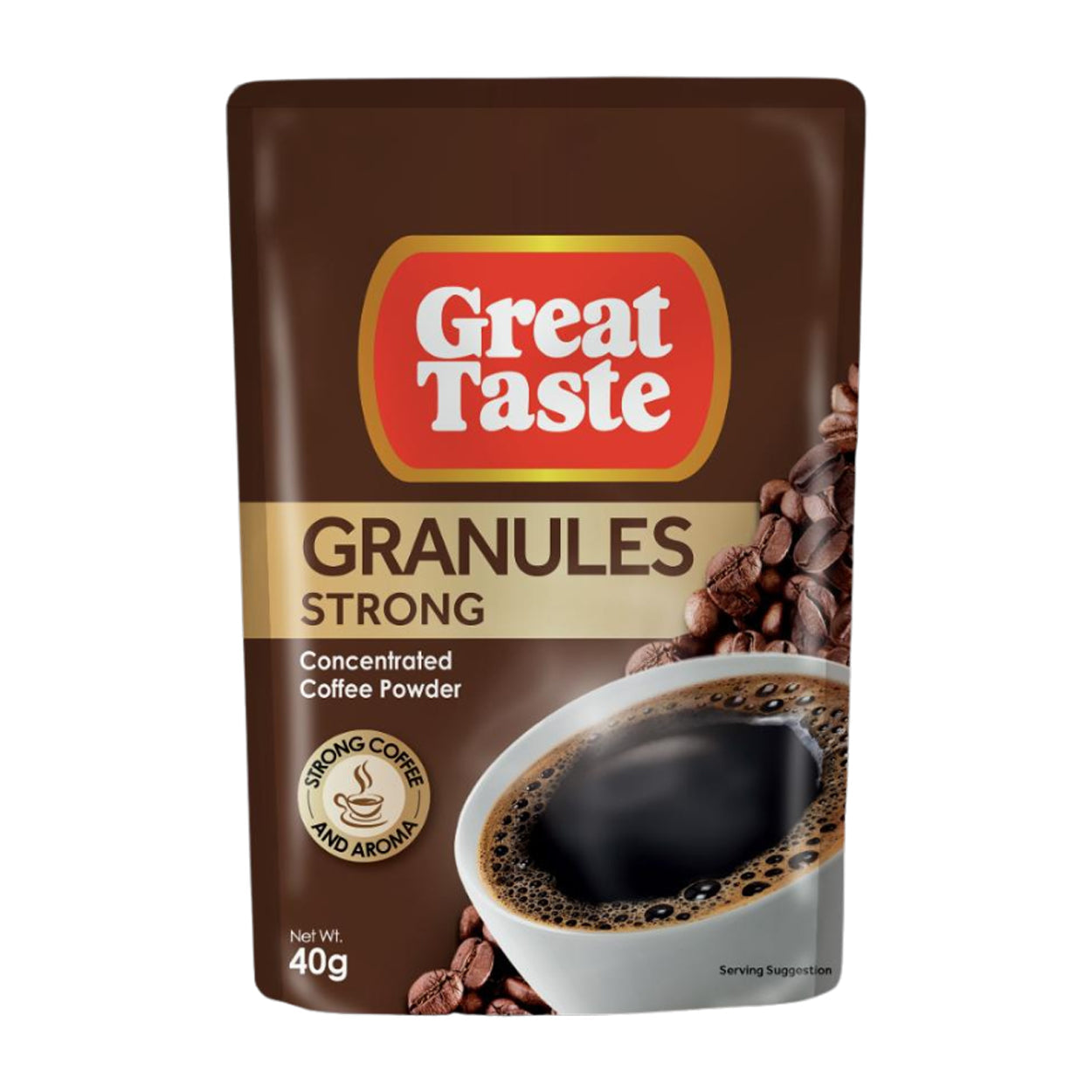 Great Taste Granules Strong Concentrated Coffee Powder 40g