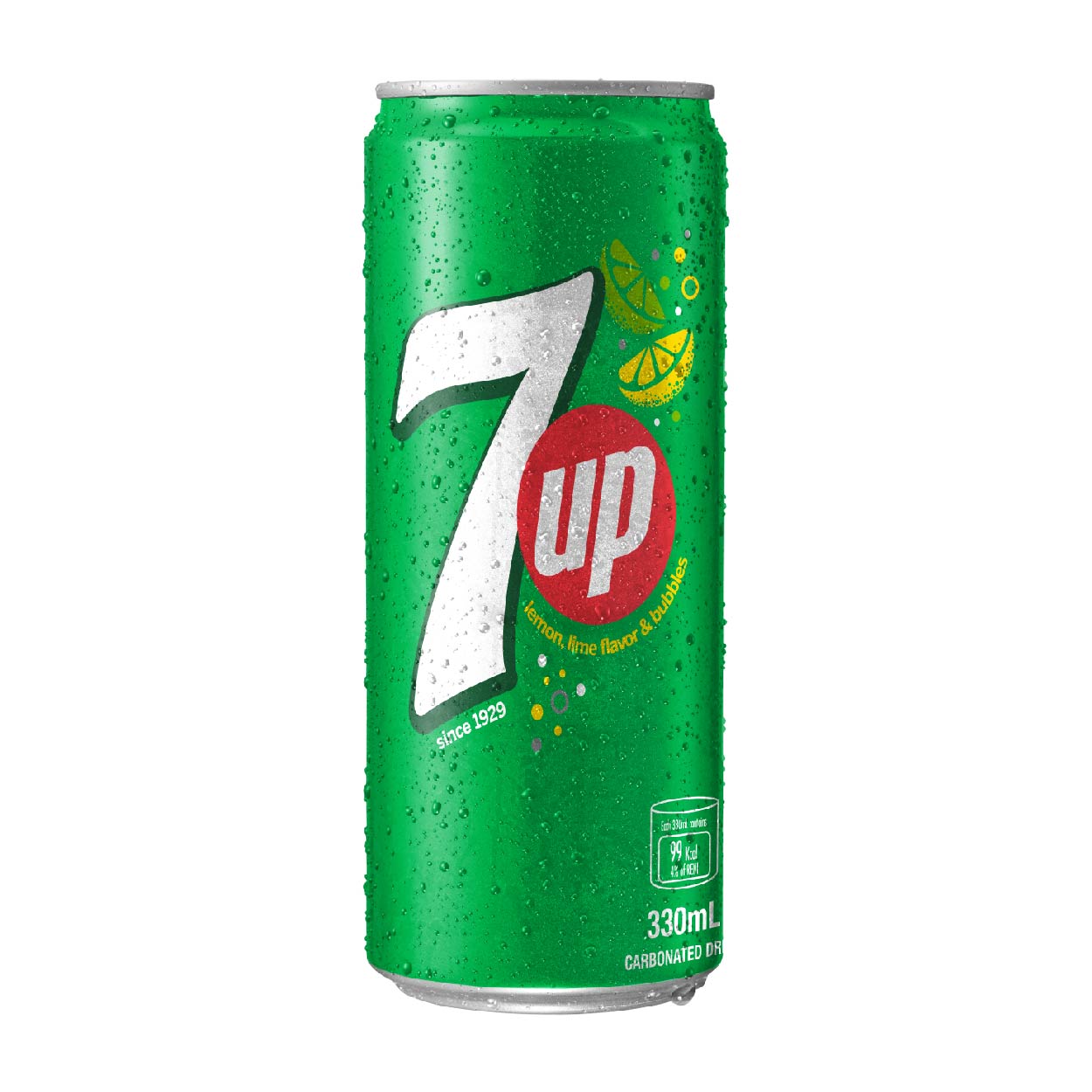 7 Up Lemon Lime Carbonated Drink Can 330ml