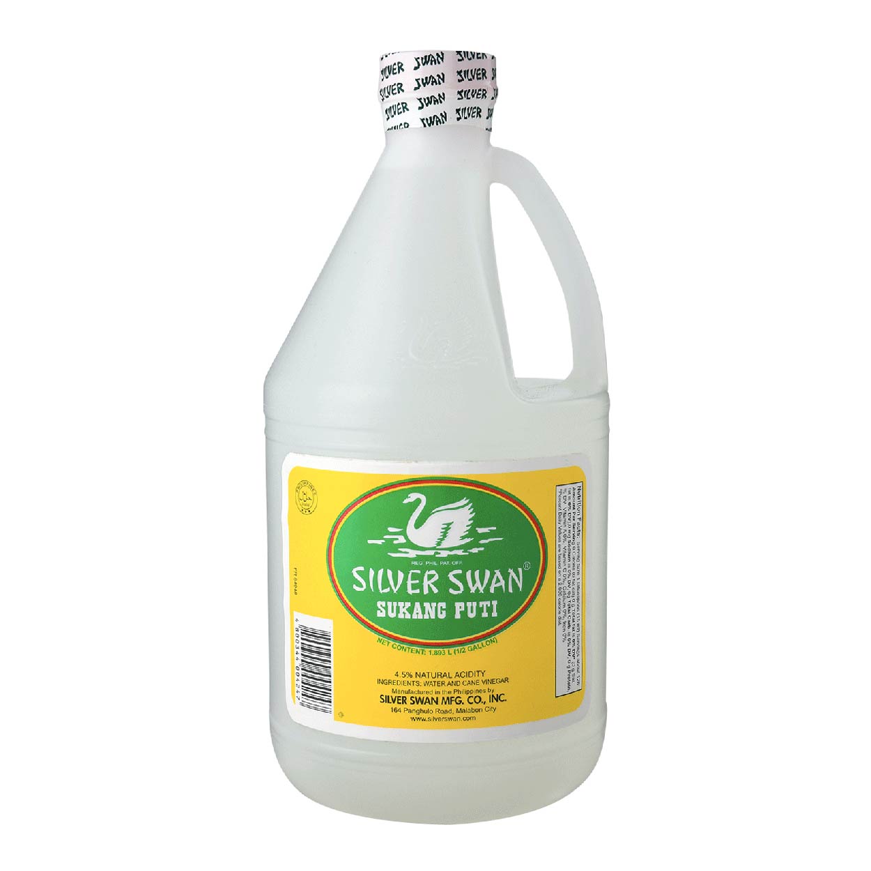 Silver Swan Sukang Puti White Vinegar 1.893L