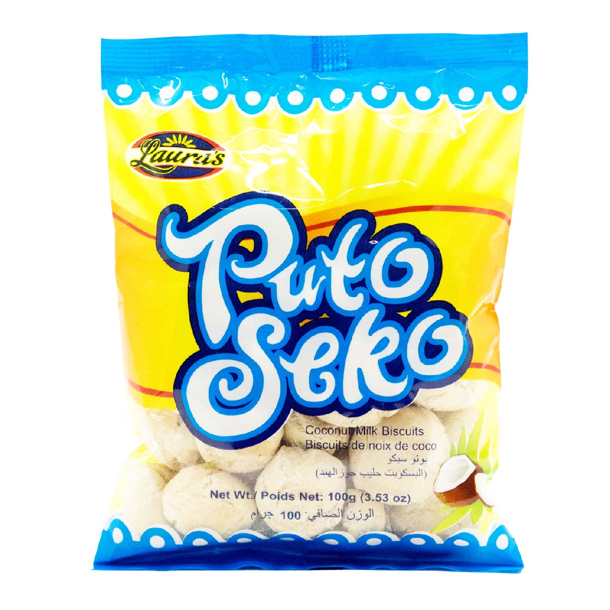 Laura's Puto Seko Coconut Milk Biscuits 100g