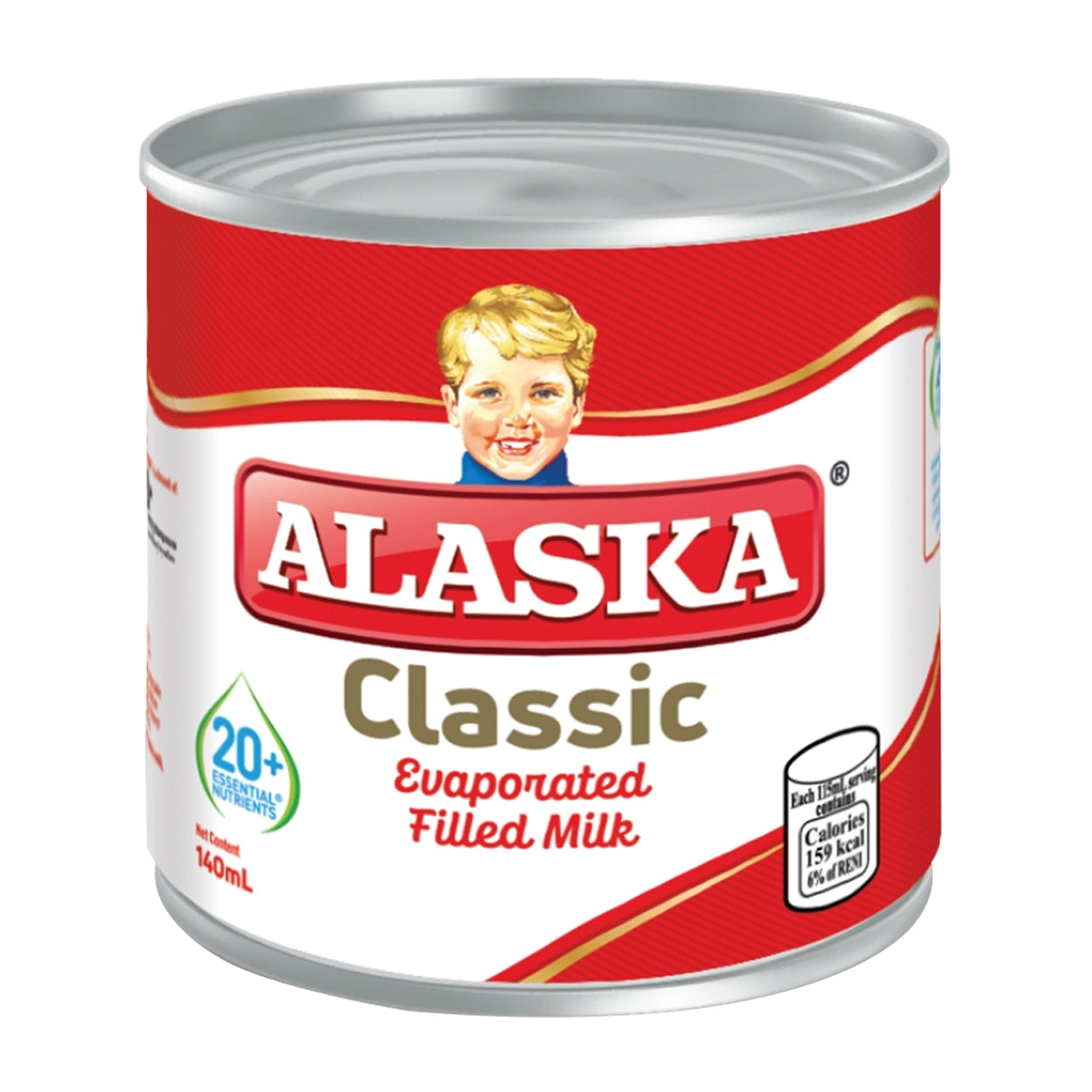 Alaska Classic Evaporated Filled Milk 140ml