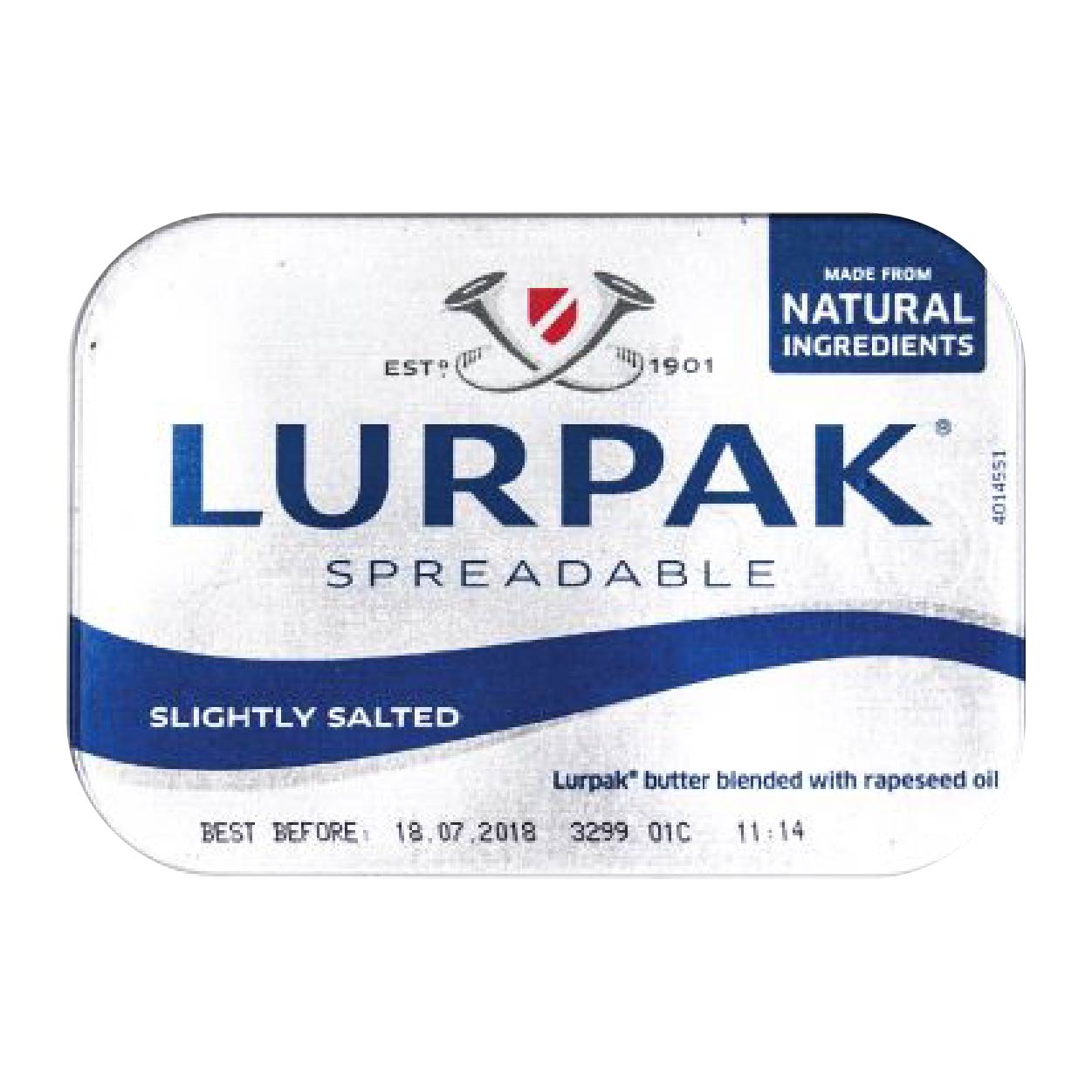 Lurpak Spreadable Slightly Salted Butter 250g